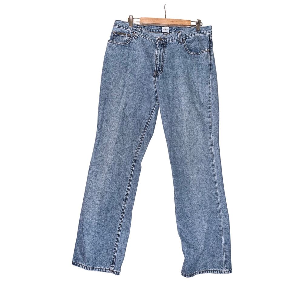 Vintage Y2K Calvin Klein 100% cotton denim blue jeans women’s 16 boot cut leg